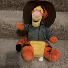 Disneyland Resort Tigger Ranger Bean Bag Plush Stuffed Animal Collectible 15"