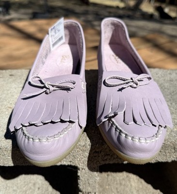 G.H. Bass & Co. Lilac Jackie kiltie loafers