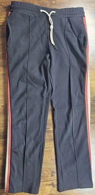 Drole De Monsieur Black 100% Cotton Stripe Size Small