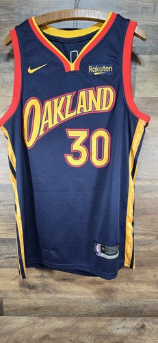 Nike Stephen Curry Warriors Oakland Swingman Jersey Medium 48 Pre Owned