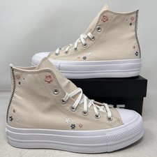 Converse Women's Chuck Taylor All Star Lift Platform Petite Petals Flowers