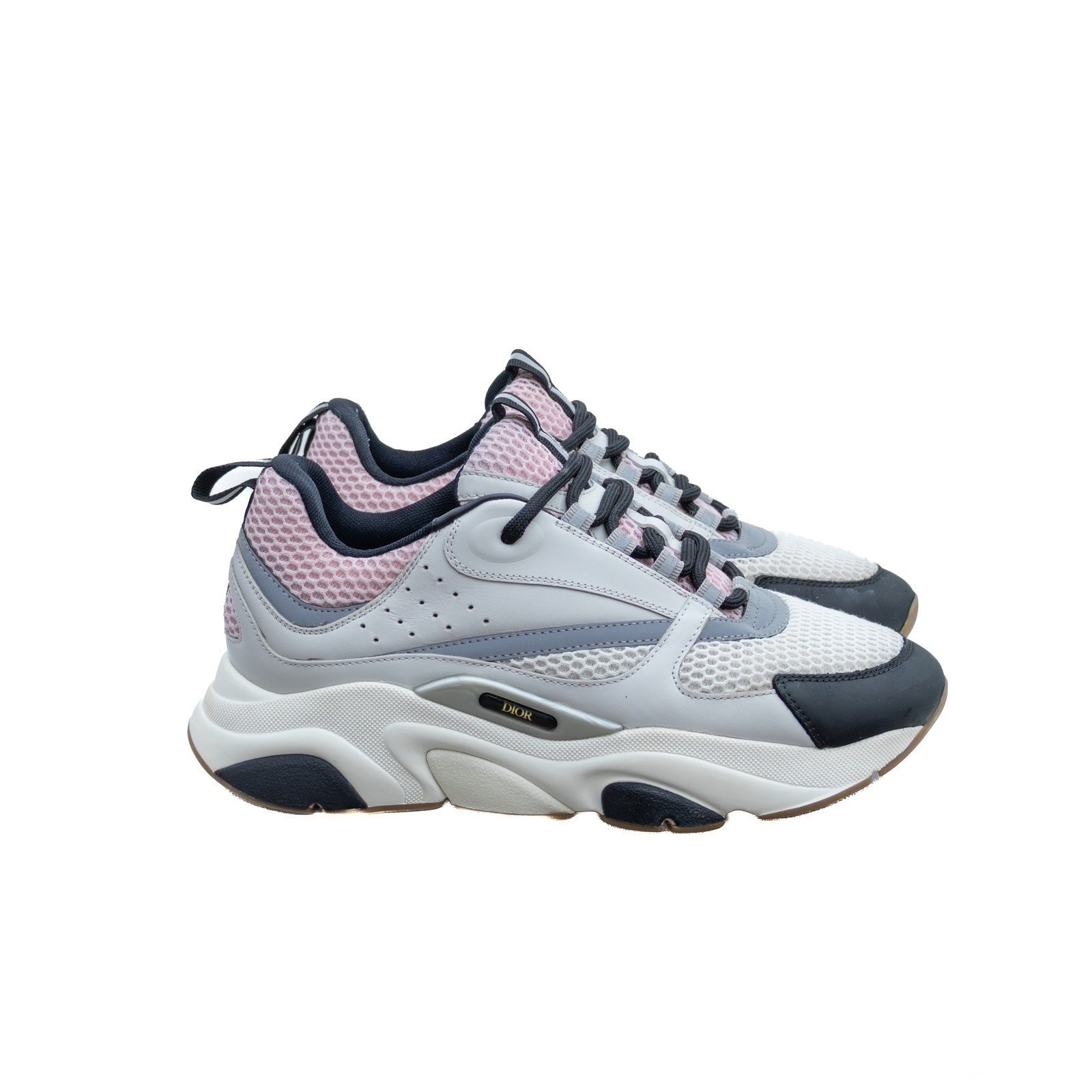 Dior B-22 Chunky Mesh Sneakers – Grey / Pink - Size EU 41 / US 10 image 6