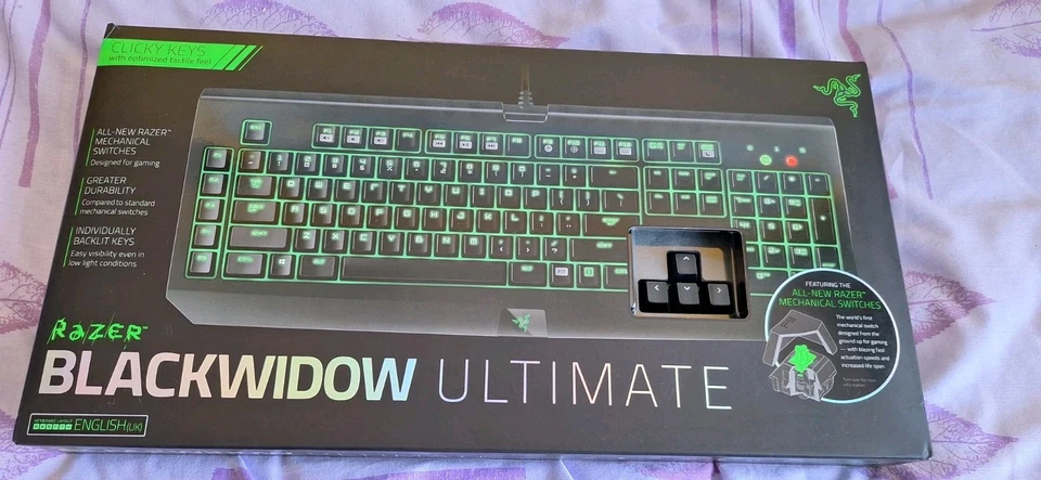 Razor Blackwidow Ultimate Gaming Keyboard Defective Please Read Description  - Image 2 of 4