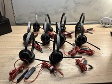 10 POLY BLACKWIRE 8225-M STEREO HEADSET W/ USB-A CONNECTION, WIRED/JUA3014