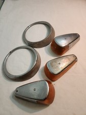 Vintage Turn Signal Light Assemblies And Headlight Rims Volkswagen Beetles
