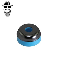 ORIGINAL LOWRIDER Black Springer Fork Head Ring & Blue Rubber 32mm Universal.