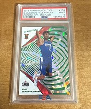 2018 Revolution Shai Gilgeous-Alexander Chinese New Year Rookie RC /88 SSP PSA 9
