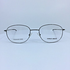 New Vintage Giorgio Armani 22 Eyeglasses GA 22 C. 6LB Ruthenium 52-18mm Italy
