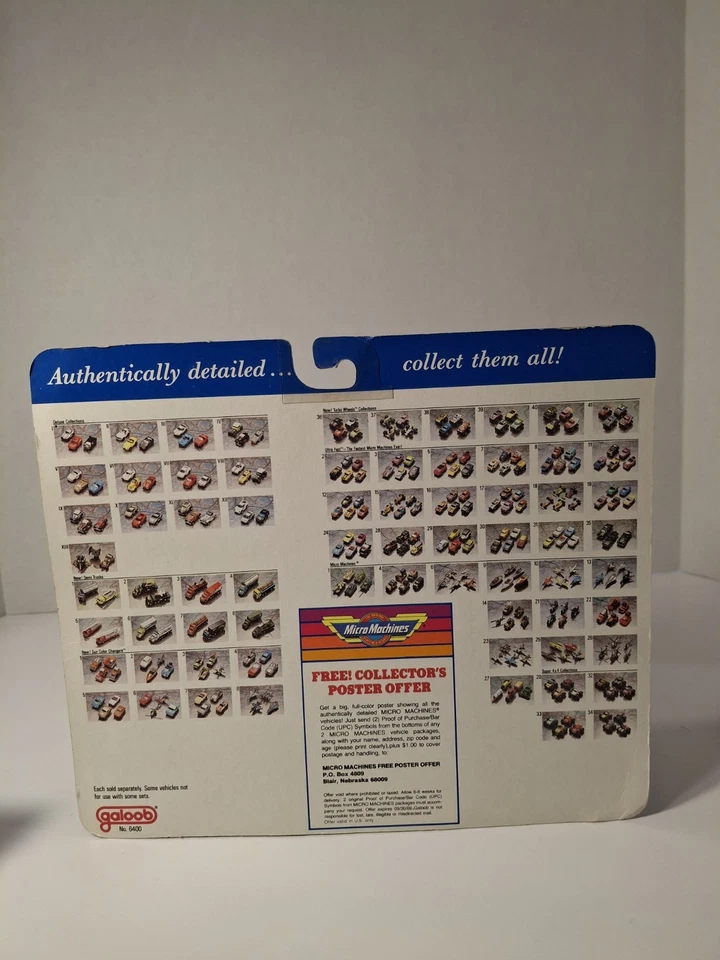 Vintage 1988 MicroMachines Ultra Fast #28 Antiques Collection NIB》40 - Image 4 of 4