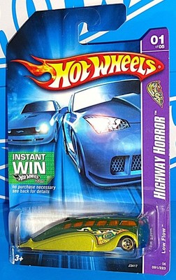 Hot Wheels 2006 Highway Horror Series #91 Low Flow Bus Green w/ 5SPs
