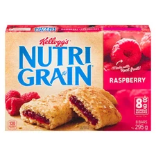 Kellogg's Nutri Grain Cereal Bars Raspberry, 8 Bars, 295g/10.4 oz.,