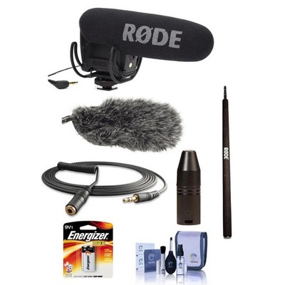 Rode Microphones VideoMic Pro with Rycote Lyre Shockmount - Bundle with Rode Mic