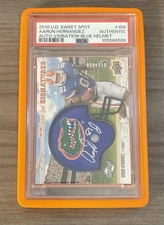 2010 Sweet Spot Aaron Hernandez /250 OMG RARE PSA AUTHENTIC
