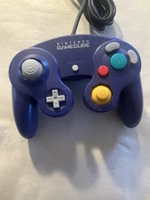 Nintendo GameCube Indigo Purple Controller DOL-003 Tested Working