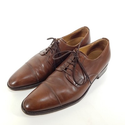 Shoepassion Derby Shoes Mens EU 41.5 UK 7 Brown Leather Cap Toe Lace Up