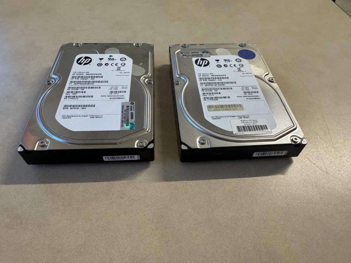 HP SAS Internal Hard Disk Drives 3.5 in Form Factor for sale | eBay