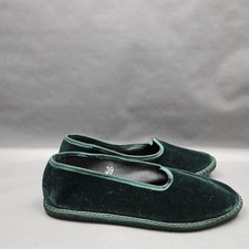 Scarpe ballerine ViBi VENEZiA in velluto furlane da donna taglia 9 39 verdi slip on