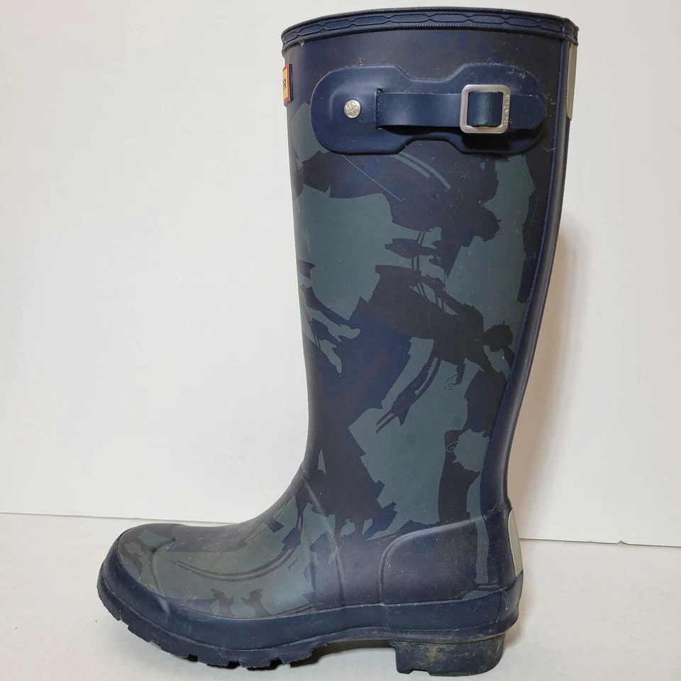 Hunter x Disney Mary Poppins Moonlight Camo Rain Boots Original Kids US 6 EUR 37 - Image 4 of 4