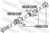 Febest Lagerung, Stabilisator TSB-USF40F FüR Lexus