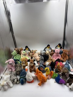 Bulk Beanie Babies TY Beanie Babies Lot 13lb of Bulk Beanie Babies (41 INCL)