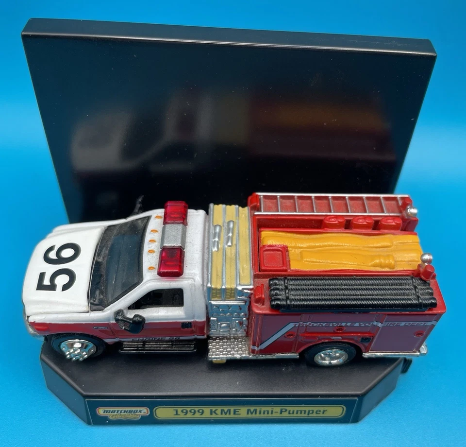 Matchbox Collectibles 1999 KME Mini Pumper Fire Truck Very Good - Open/No Box - Image 2 of 4