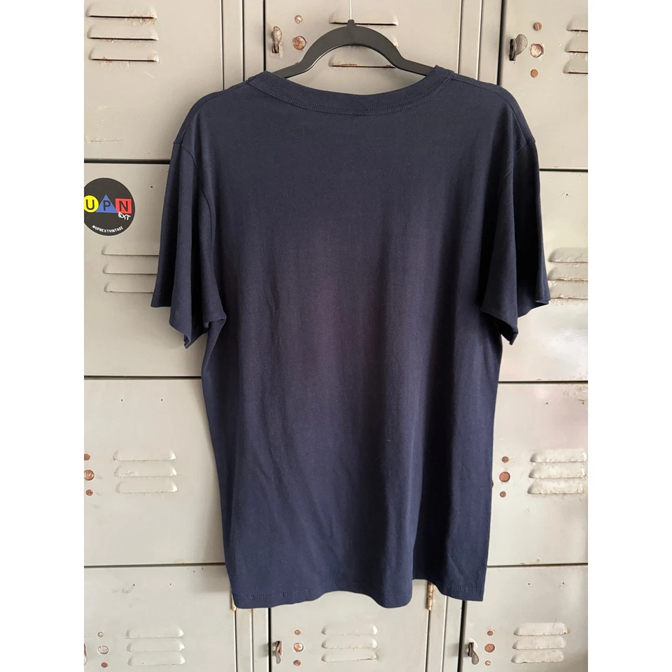 Camisa Vintage Años 80 Campeón Tigres de Detroit Puntada Única Azul Marino Se Ajusta a M/L Etiquetada L Foto 2 de 4