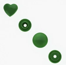 100 Size 20 Kelly Green B51 KAM Snaps Hearts Bibs Diapers FREE SHIPPING To US