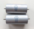 2x Russian K72 teflon capacitors 0.1uF, 500V - UK seller