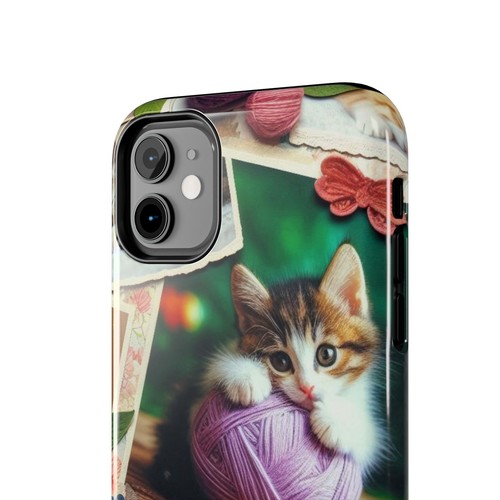 Kitten Phone Cases, Tough Cat Design Cover, Playful Kitty Protective Case, - Picture 62 of 96