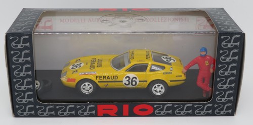 Rio Italy R11/P Ferrari 365 GTB /4 Daytona Le Mans 1972 Filipinetti 1/43 #36 Box - Picture 7 of 7