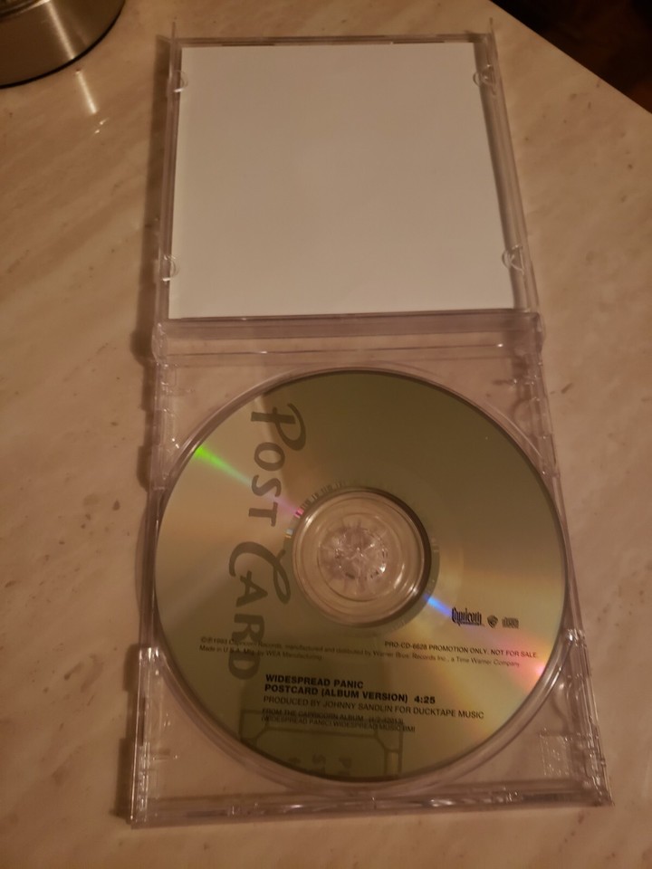 1993 Widespread Panic "Postcard" Single CD (Official Promo!) Limited