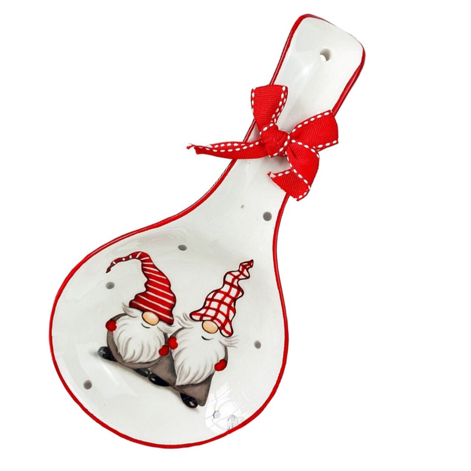 Christmas Spoon Rest Stove Cutlery Rack Shaped Chopsticks Holder Woman