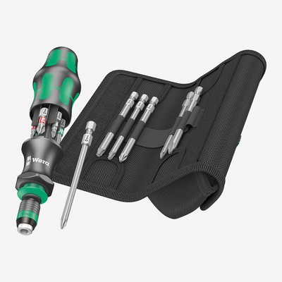 Wera 051017 Kraftform Kompakt 20 Tool Finder 2 Pouch Set, 13 Pieces
