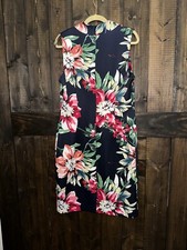 Women’s Vince Camuto Size 16 Shift sleeveless floral dress Multicolor