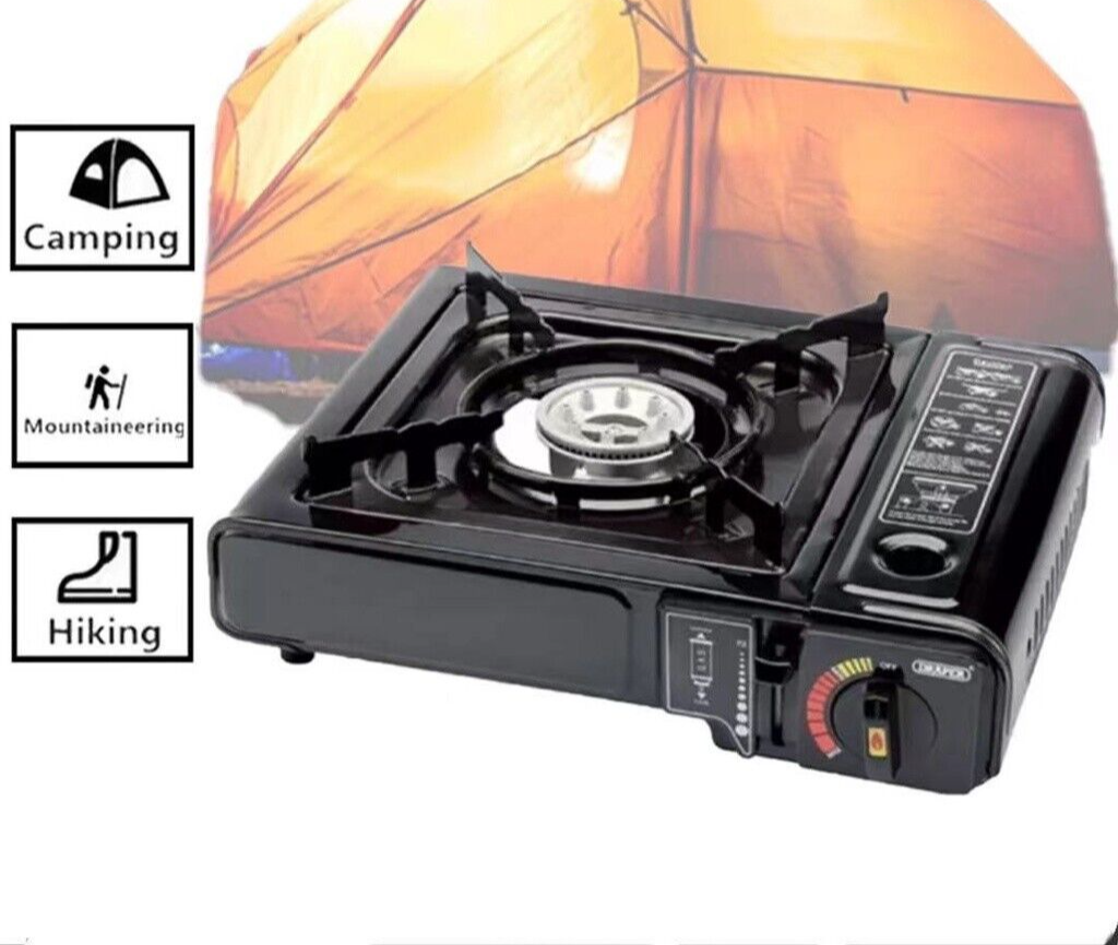 Portable Single Burner Hob Camping Picnic BBQ Heater Gas Stove Cooker