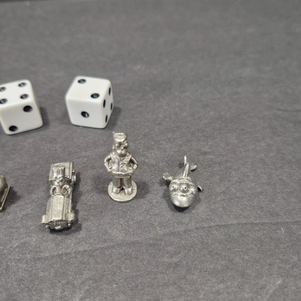 Монополия Симпсоны Игра Запчасти - 5 Жетонов и Кости Только - Изображение 3 из 4