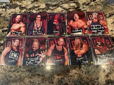 1998 WCW/nWo Topps Trading Card Sticker Cards X 10 Awesome set 
