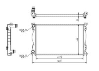 Hart KüHler WasserküHler MotorküHler FüR Audi A6 Avant 4F5 C6 2.0 TDI 4F2