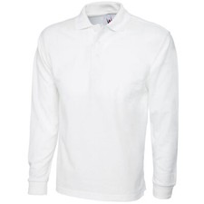 Image of Uneek Longsleeve Poloshirt Breathable Comfortable Collared Polo Work Casual Top