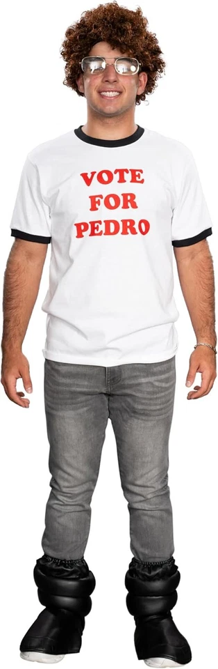 Napoleon Dynamite Vote For Pedro T-Shirt & Accessory Kit - Cosplay Costume Set - Image 2 of 4