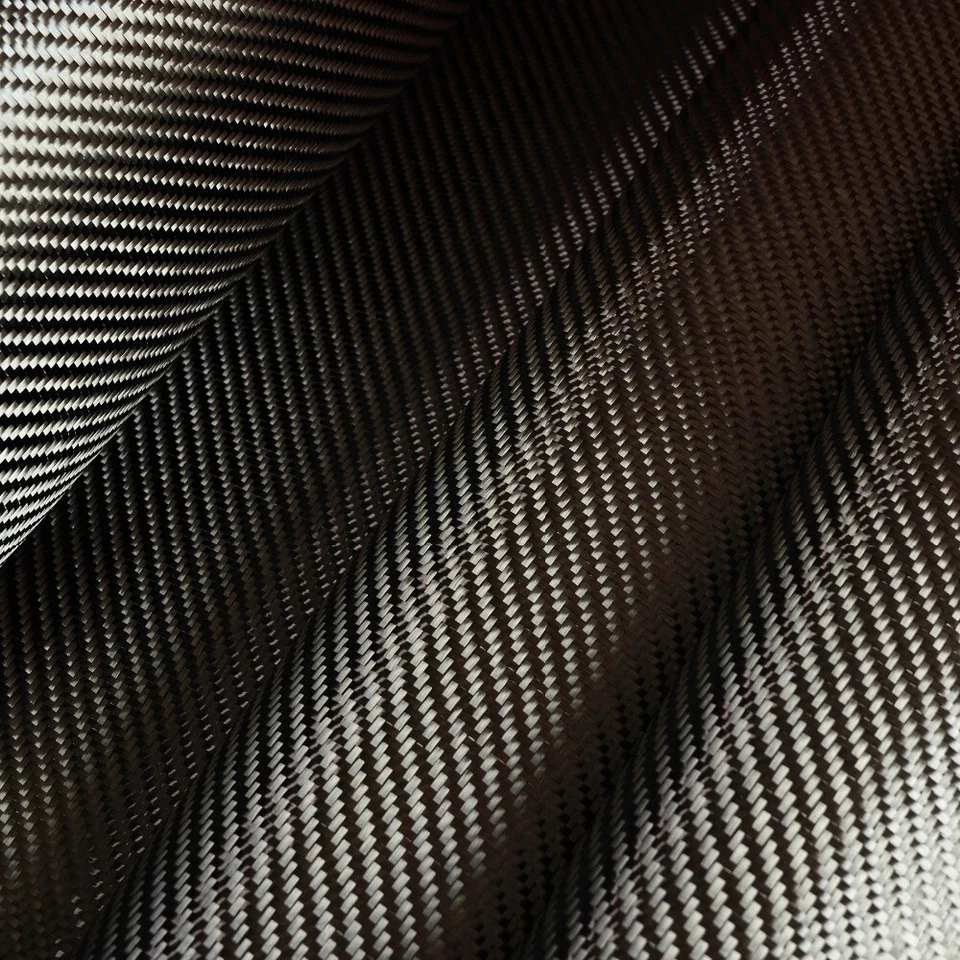 Carbon Fibre Cloth Fabric 240gsm 2/2 3k Twill 1000mm Width,  Comes on a Roll UK! - Image 2 of 4