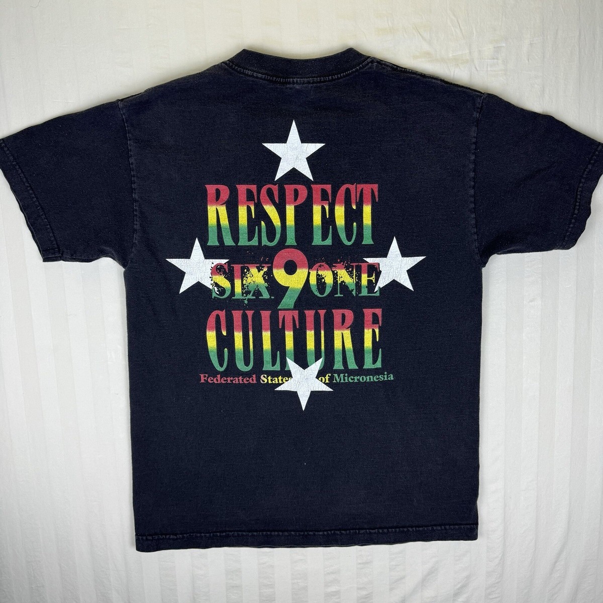 Vintage 691 Culture T-Shirt Federated States Micronesia Mens M 