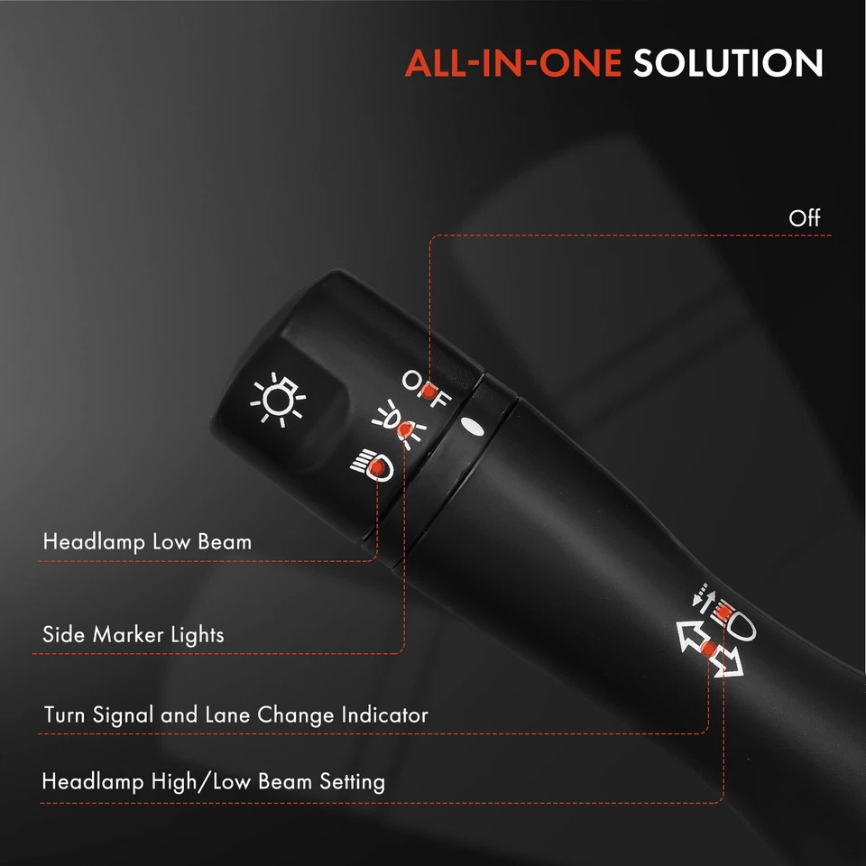 Interruptor limpiaparabrisas para Nissan Altima 2007-2018 Sentra 2013-2016 Versa 2012-2019 NV200 Foto 2 de 4