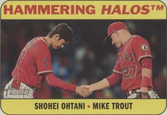 2018 Topps Heritage High Number - Mike Trout Shohei Ohtani #CC-1