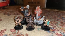 Dungeons And Dragons 2005 Mini Figures Bundle 5 Figures