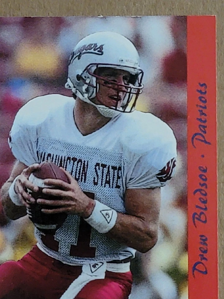 Drew Bledsoe 1993 Classic Pro Line Rookie Football Card #174 - Image 3 of 4