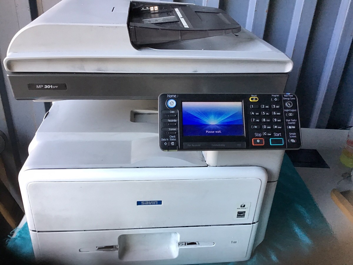 Richo Savin MP 301SPF Copier/Scanner/Facsimile/ Printer | eBay