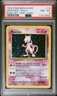 PSA 8 Mewtwo Holo 4th Print Base Set 10/102 Holo Rare Card WOTC 1999-2000 UK