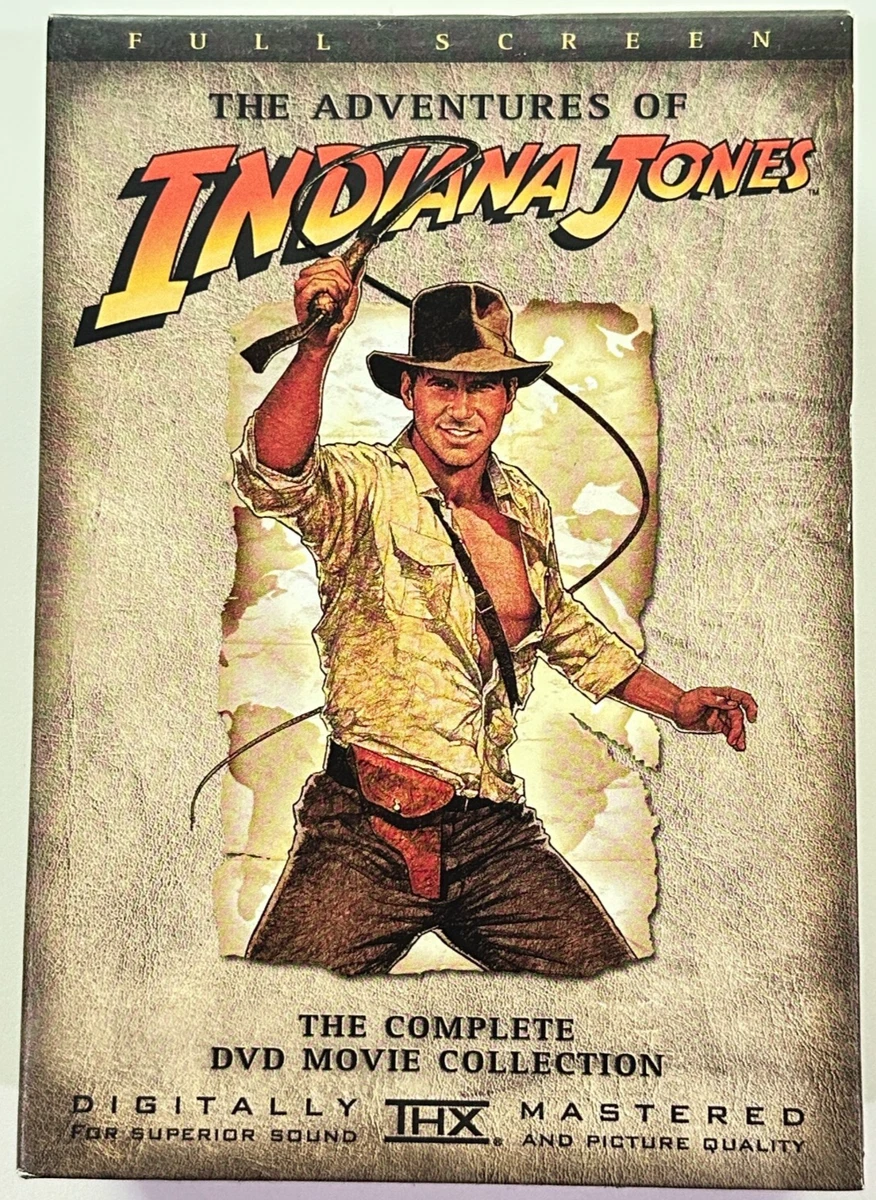 Indiana Jones Complete Series Box Set DVDs & Blu-ray Discs for