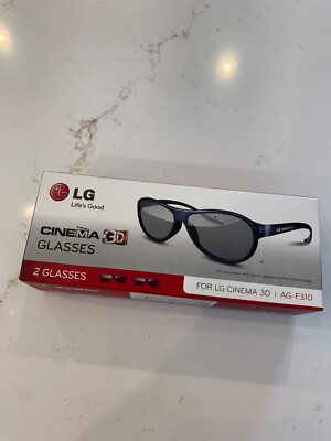 Cinema 3D Glasses LG-AG-F310 (2) Pair Per Box NEW